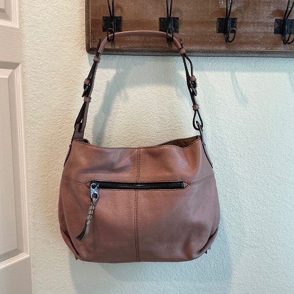 OrYANY Josie Leather Fringe Blush Adjustable Strap Handbag (1 of 2) - Picture 6 of 11